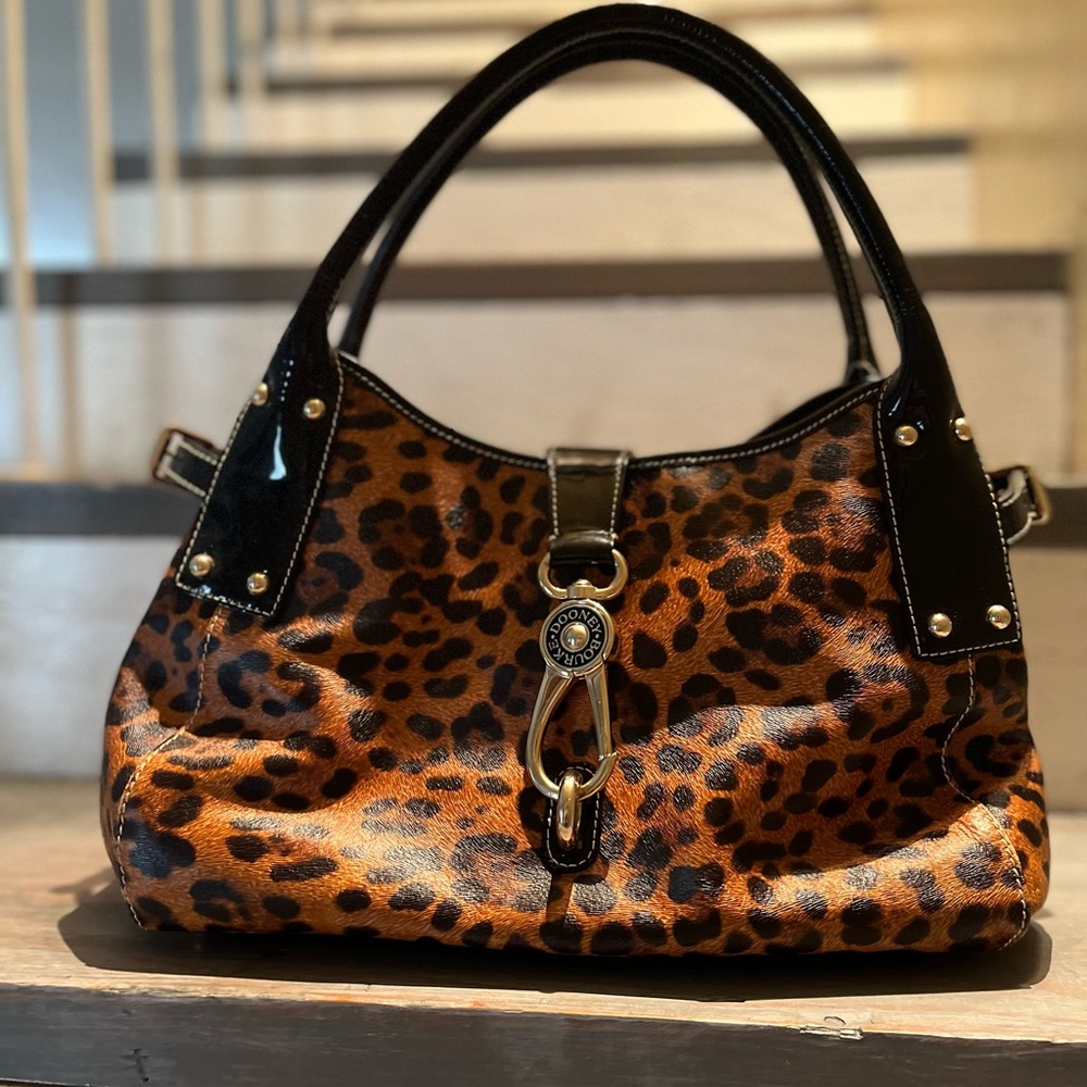 Dooney & Bourke leopard tote